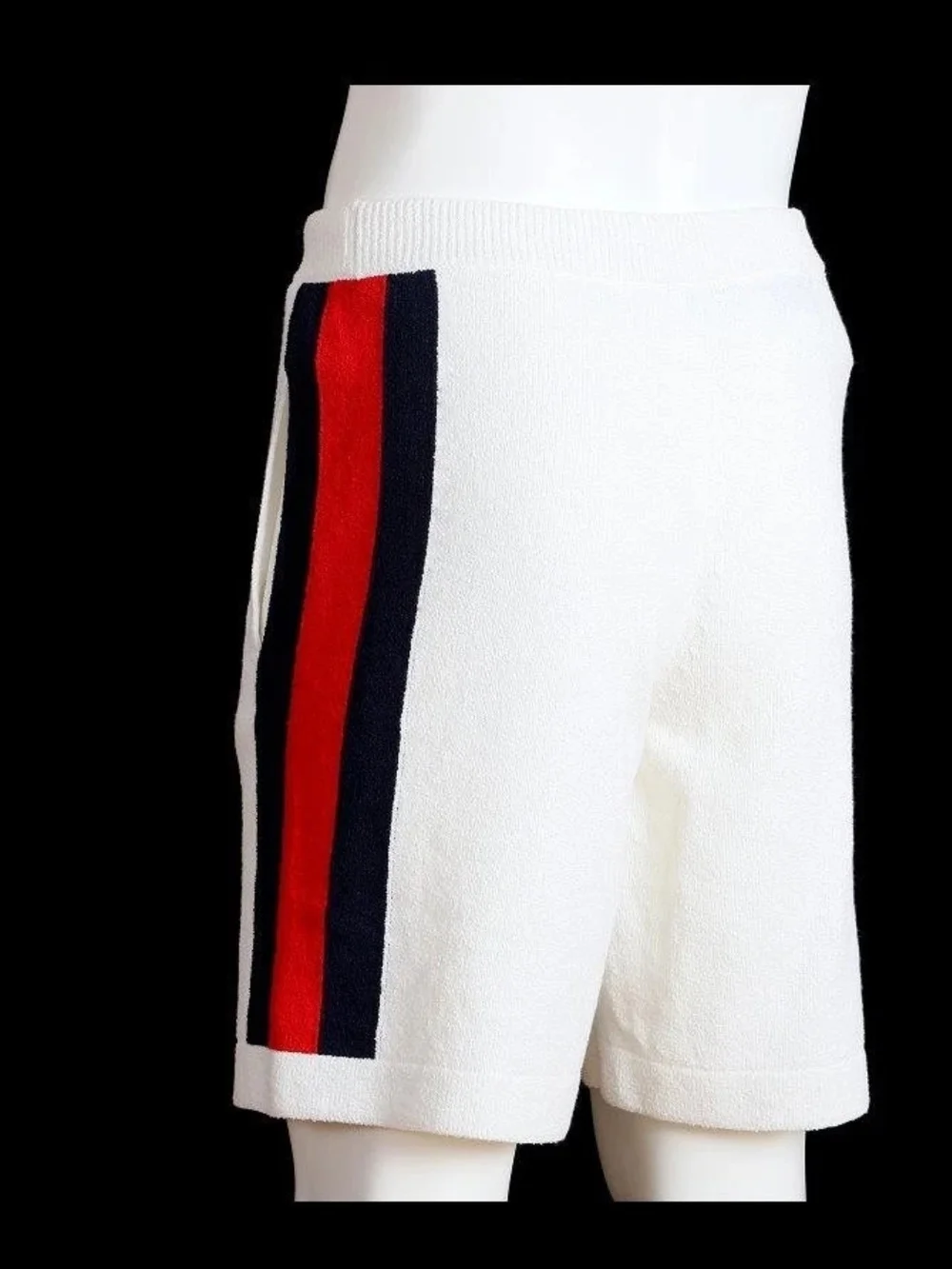 Gucci Terry Cloth Web Stripe Shorts
